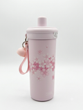 Floral Straw Vacuum Cup 600ml