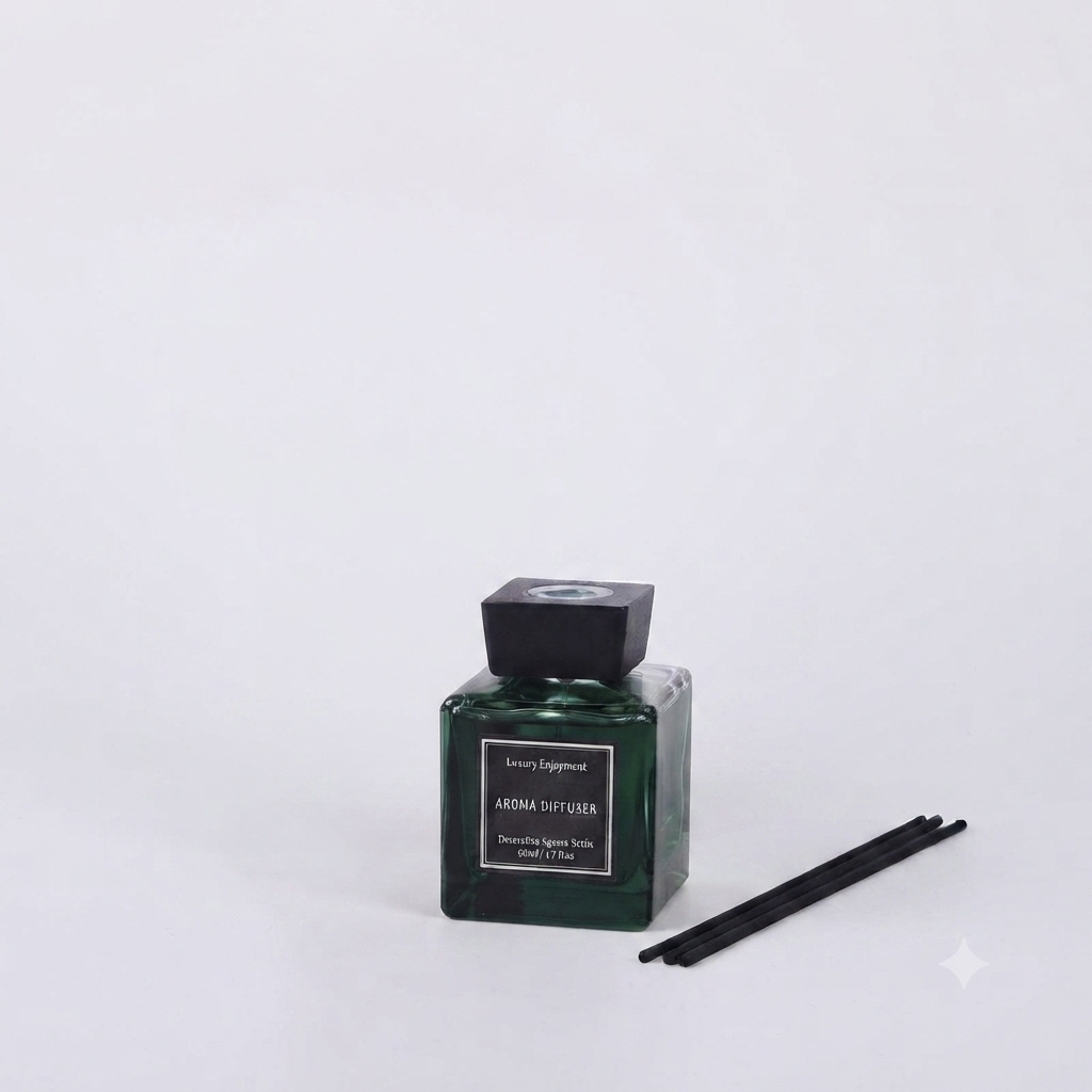 Square Glass Aroma Diffuser 200ml