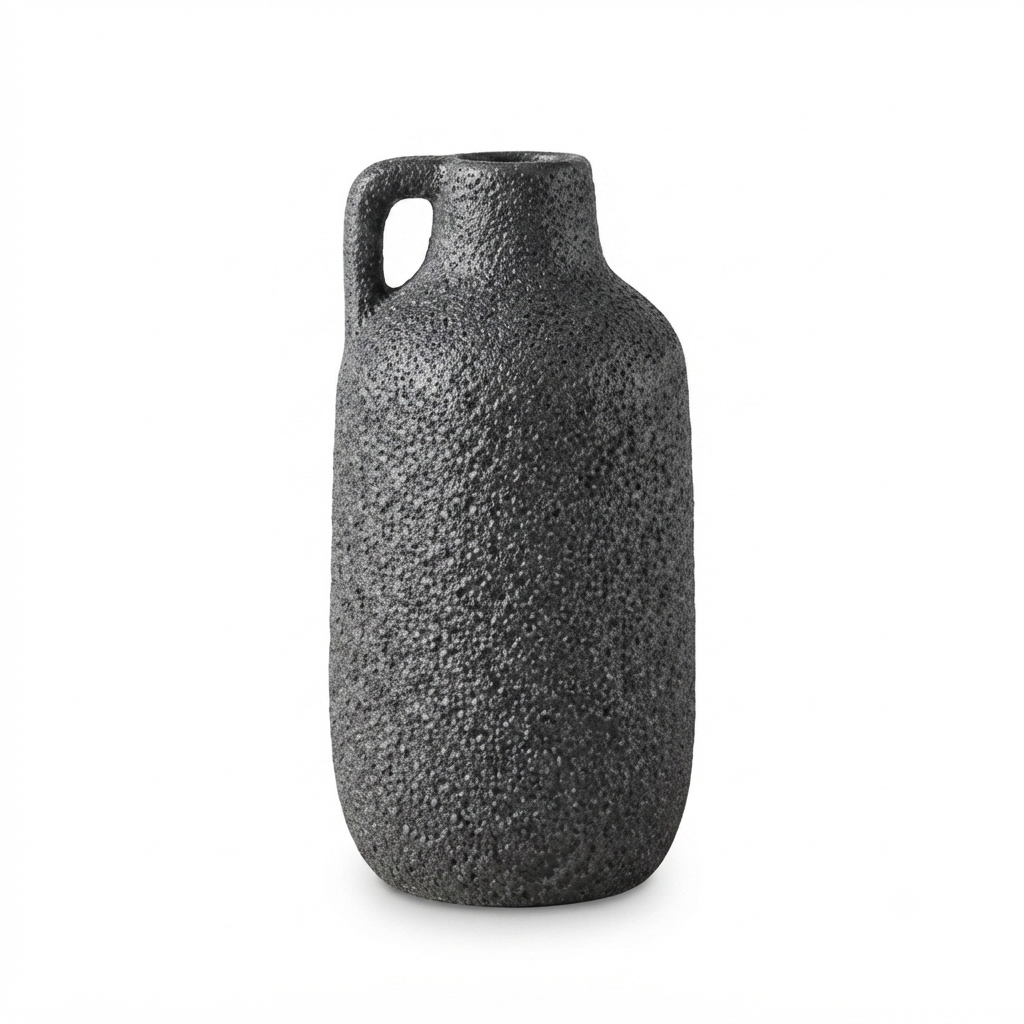 Volcanic Texture Ceramic Pitcher Vase