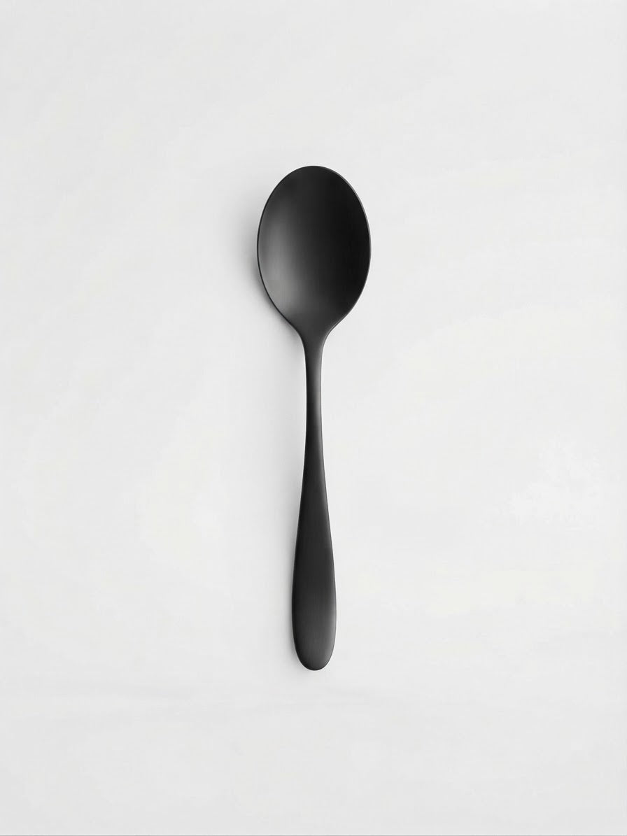 7821 Matte Black Cutlery