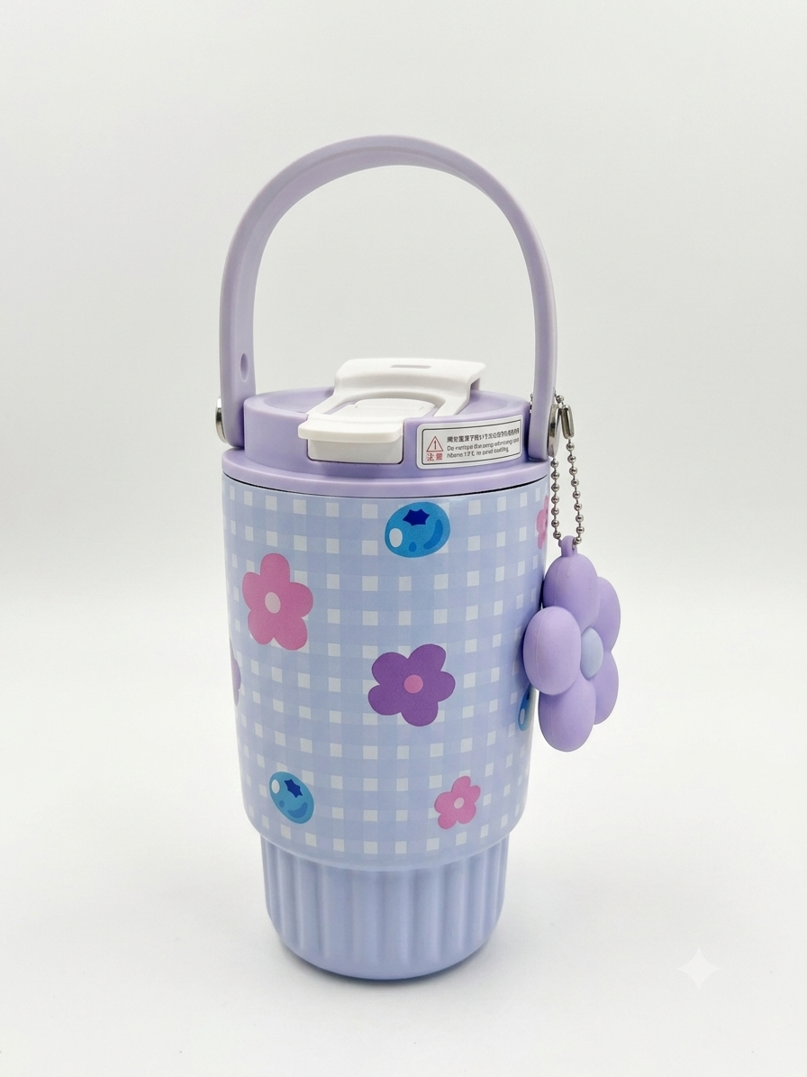 Floral Vacuum Cup