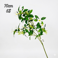 Artificial White Flower Branch