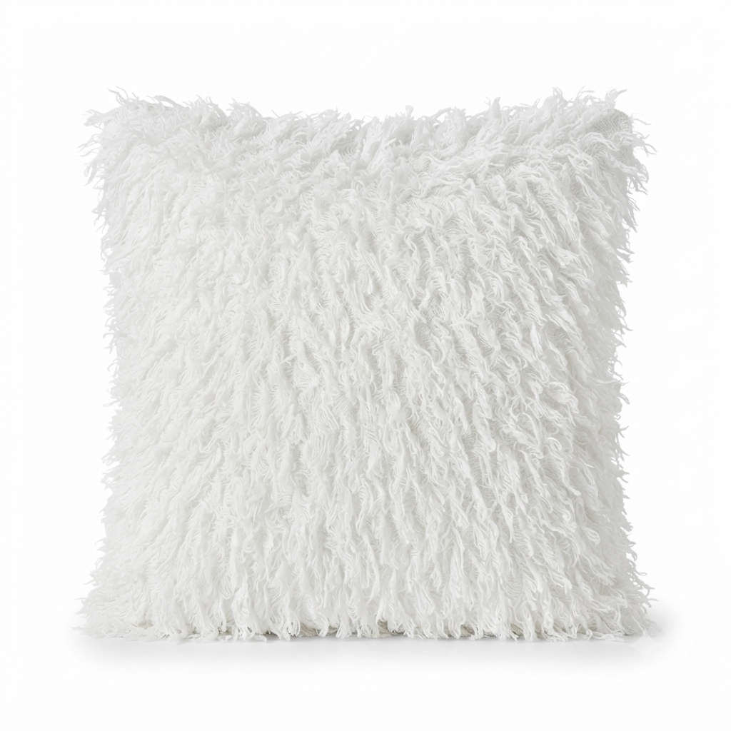 Fluffy Shaggy Cushion Cover 47x47cm