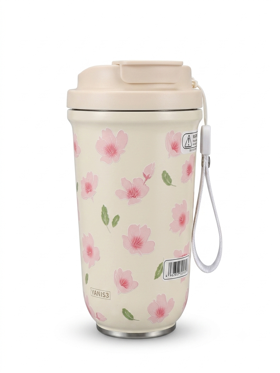 Floral Vacuum Cup 600ml