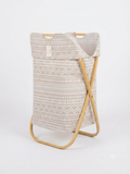 Bamboo Laundry Basket with Fabric Bag