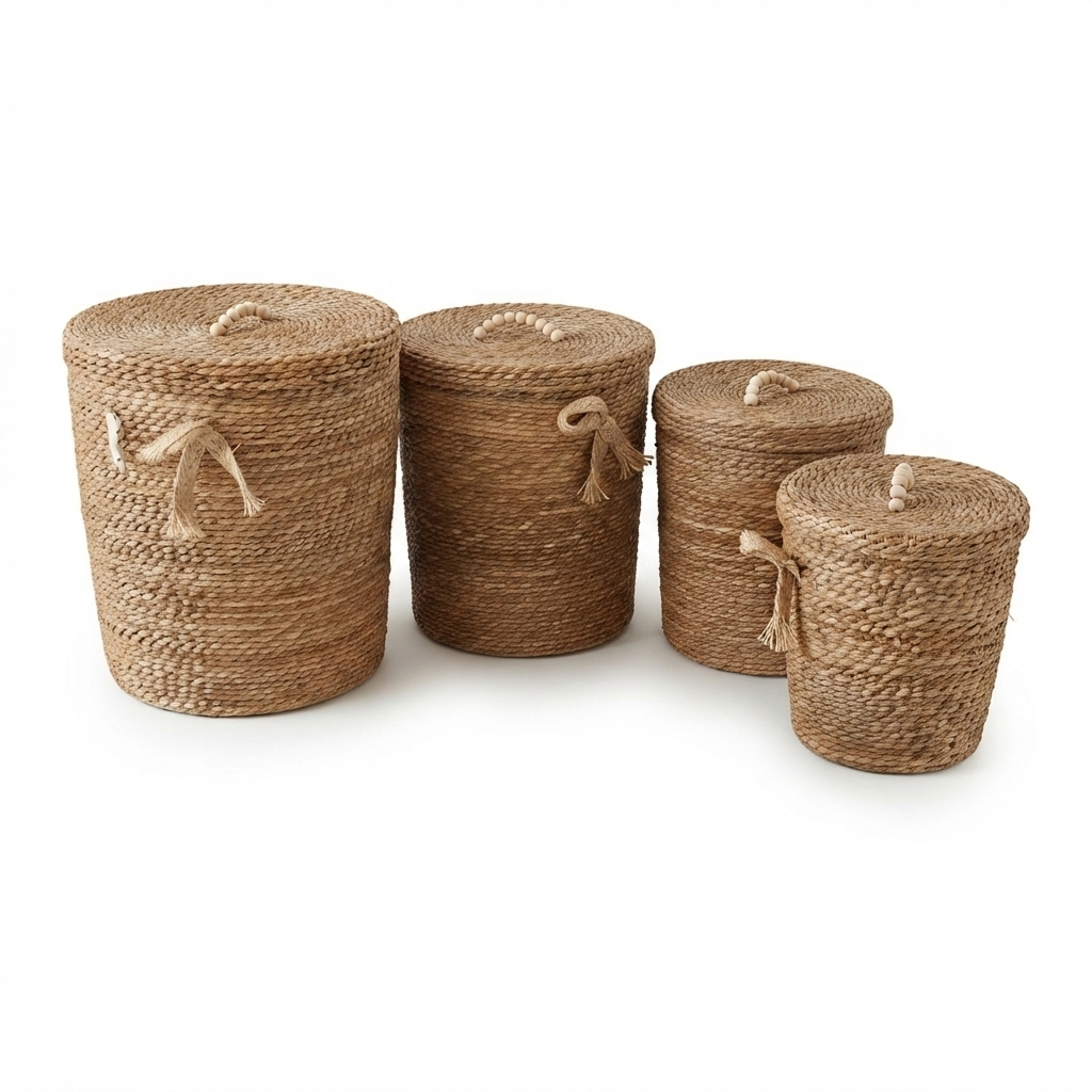 Seagrass Storage Basket Bundle Set of 8