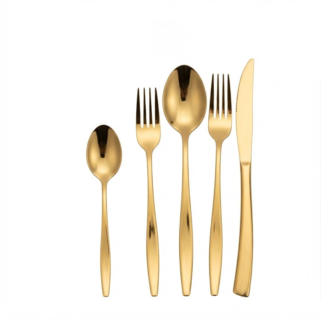 7562 Gold Cutlery Set 30pcs