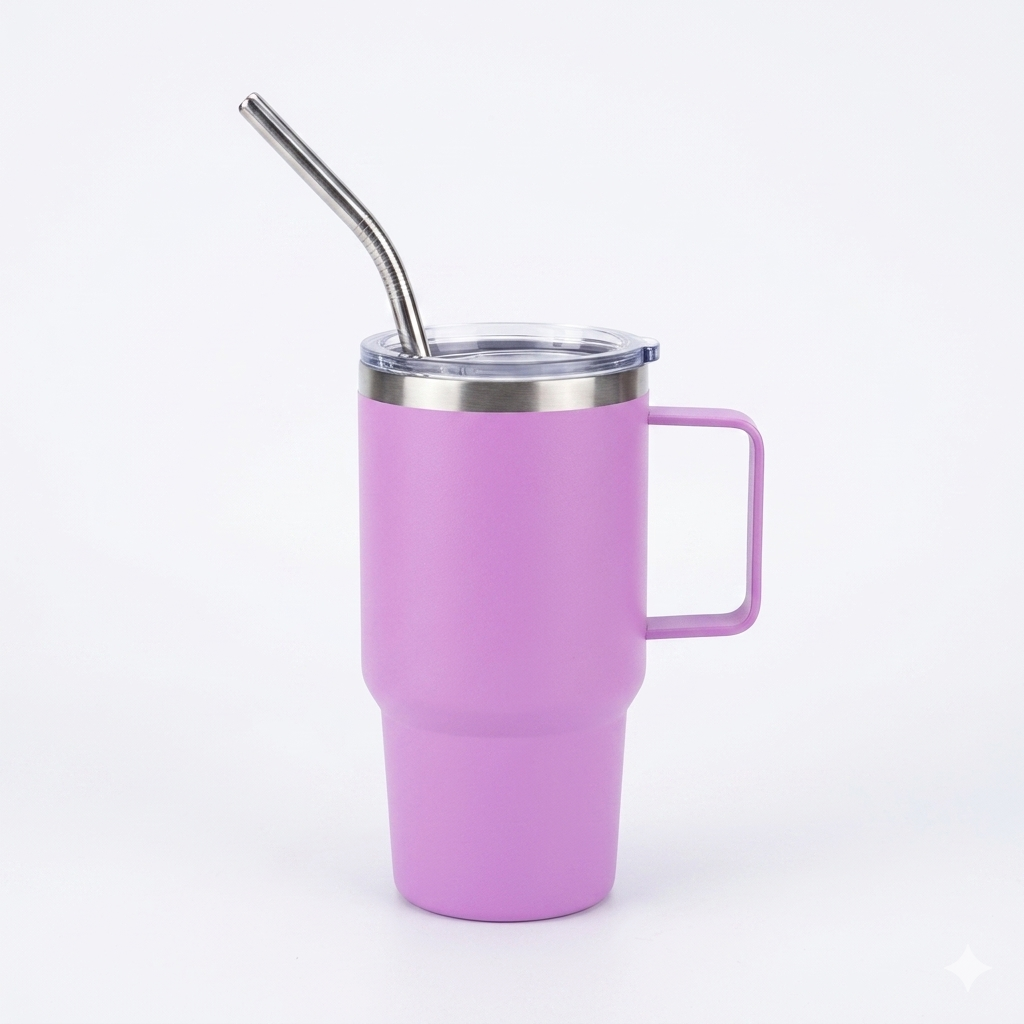 Mini Tumbler Mug with Straw 100ml