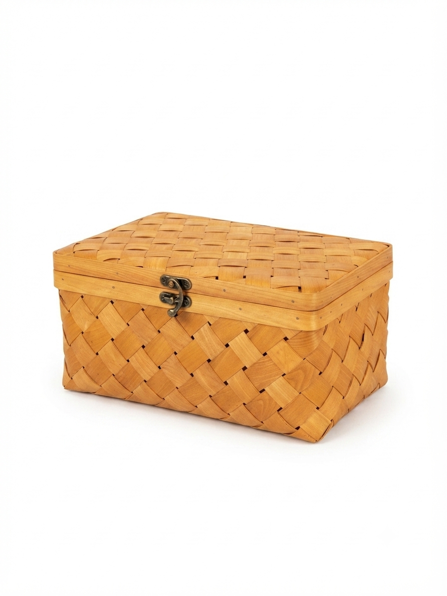 Bamboo Woven Treasure Box