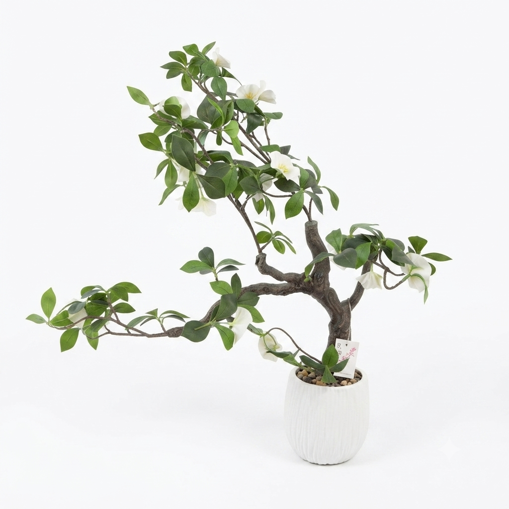 Artificial Bonsai Flowering Tree