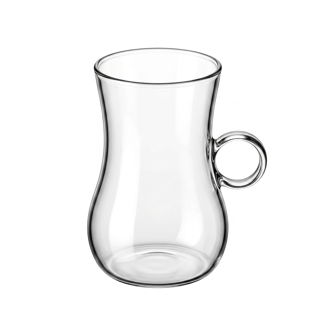 Borosilicate Tea Glass Set - 6 Pieces 150ml