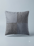 Patchwork Velvet & Boucle Cushion Cover 45x45cm