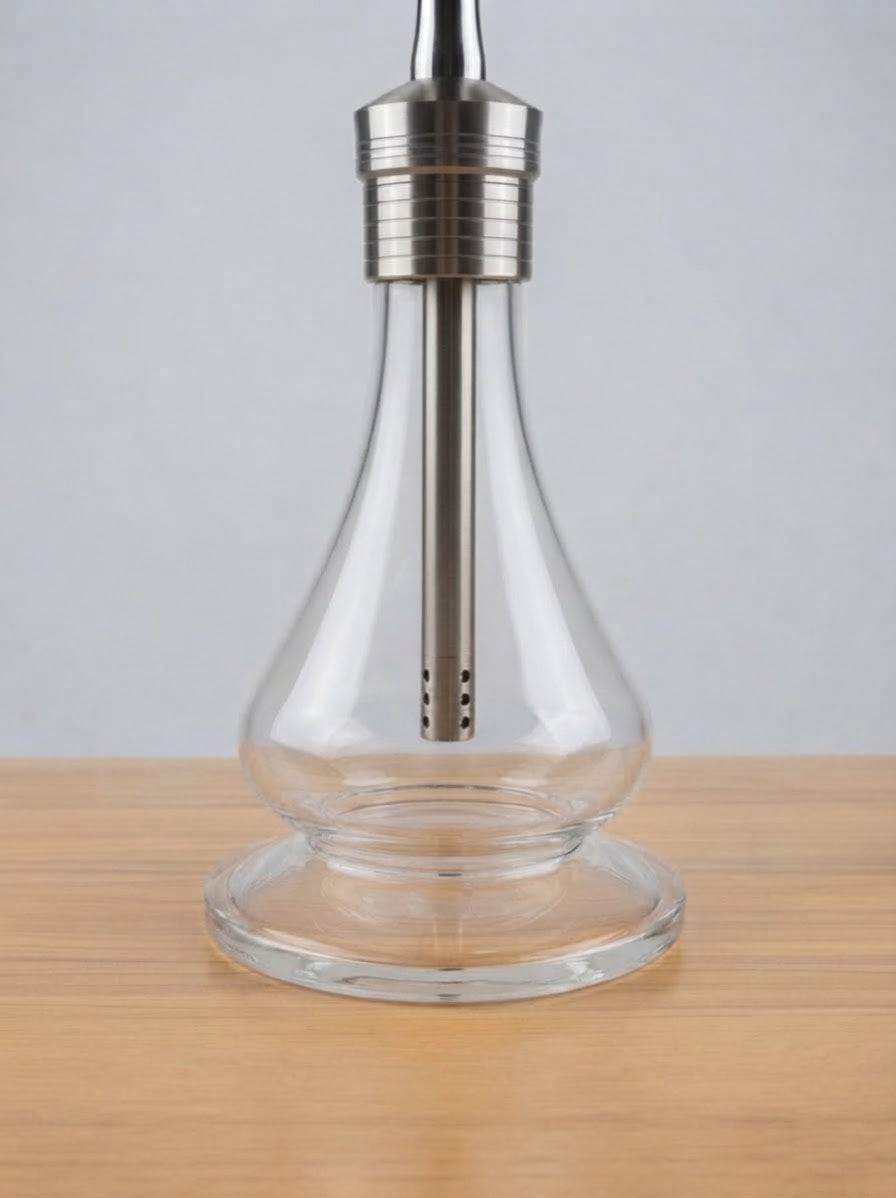Silver Stainless Steel Hookah – 40 cm