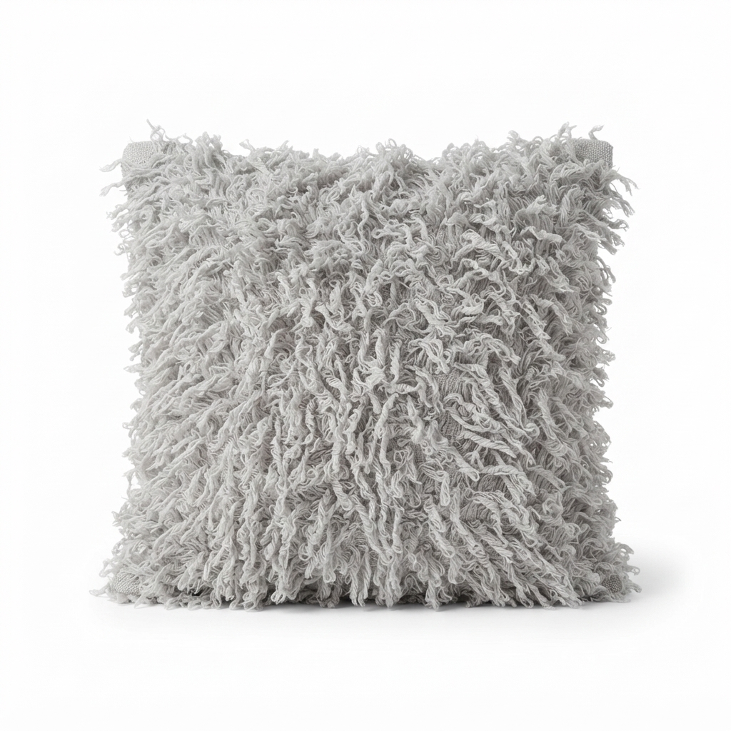 Fluffy Shaggy Cushion Cover 47x47cm