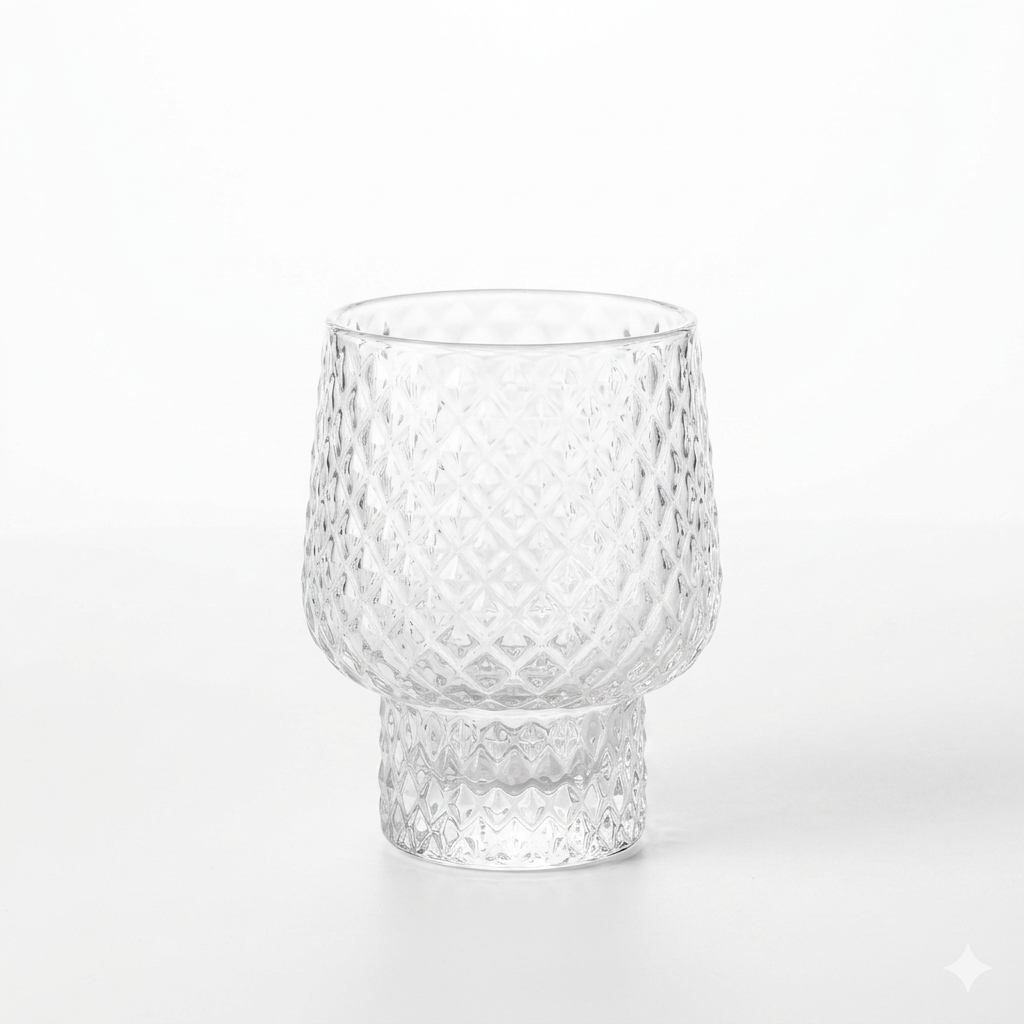 Textured Wave Glass Set of 6