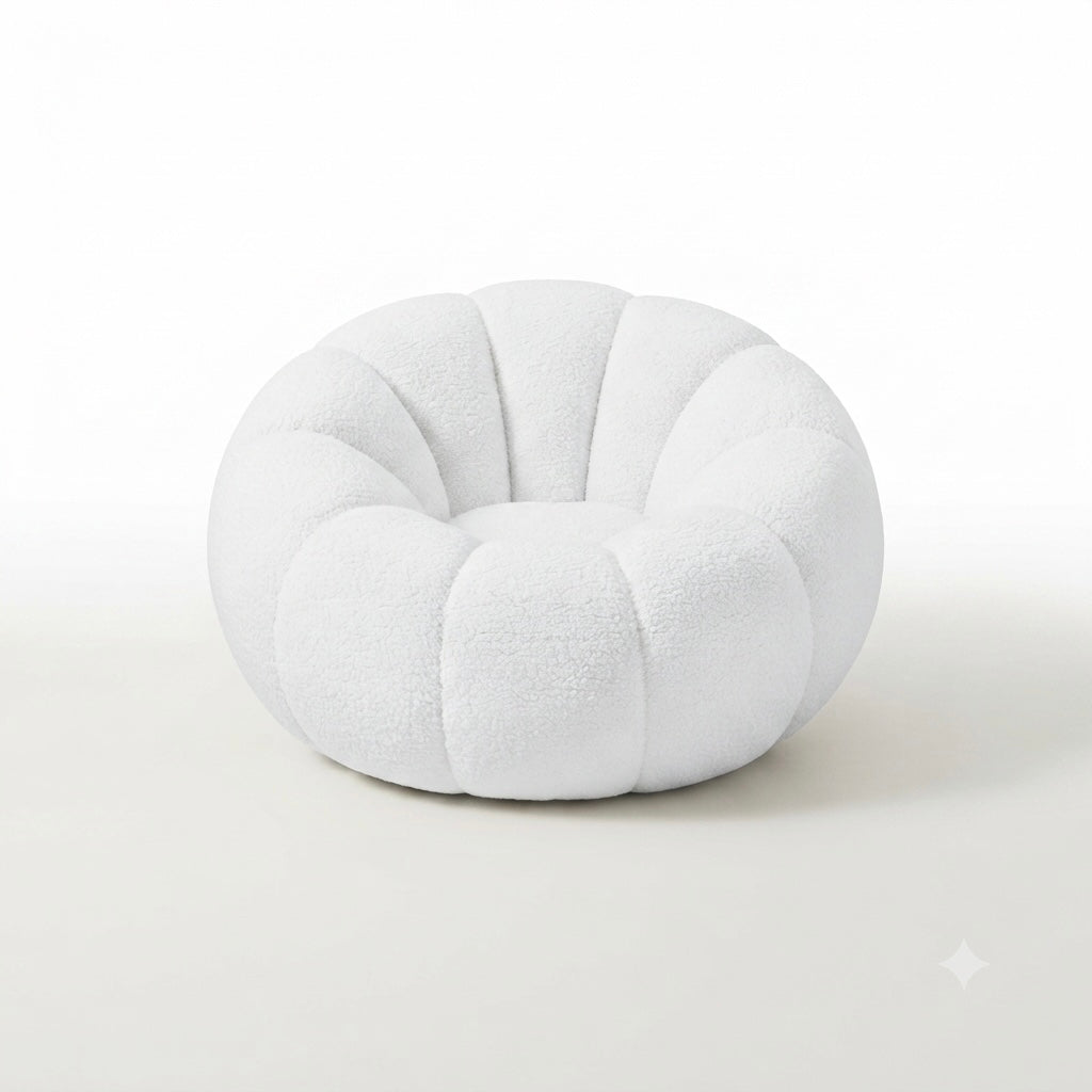 Fluffy Round Sofa Chair