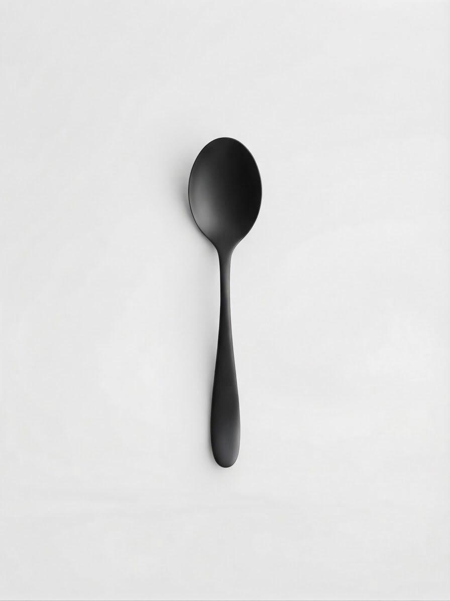 7821 Matte Black Cutlery