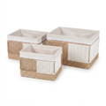 In0032 Woven Storage Baskets Set of 3