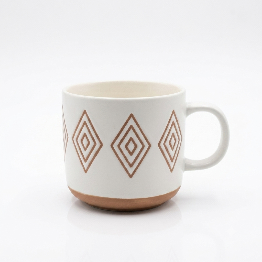 Geometric Ceramic Mug