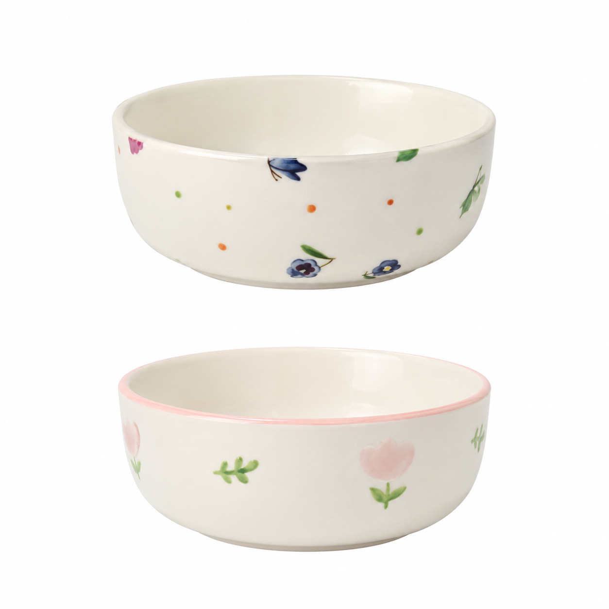 Floral Ceramic Bowl 10cm