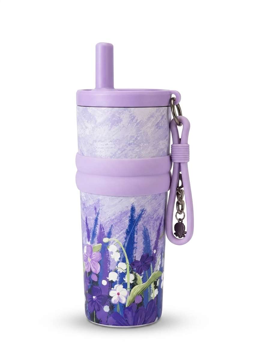 Floral Vacuum Cup 550ml