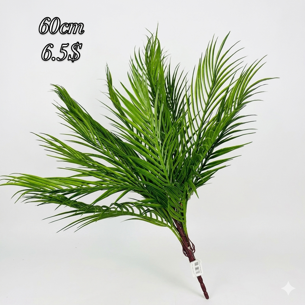 Artificial Palm Leaves Branch