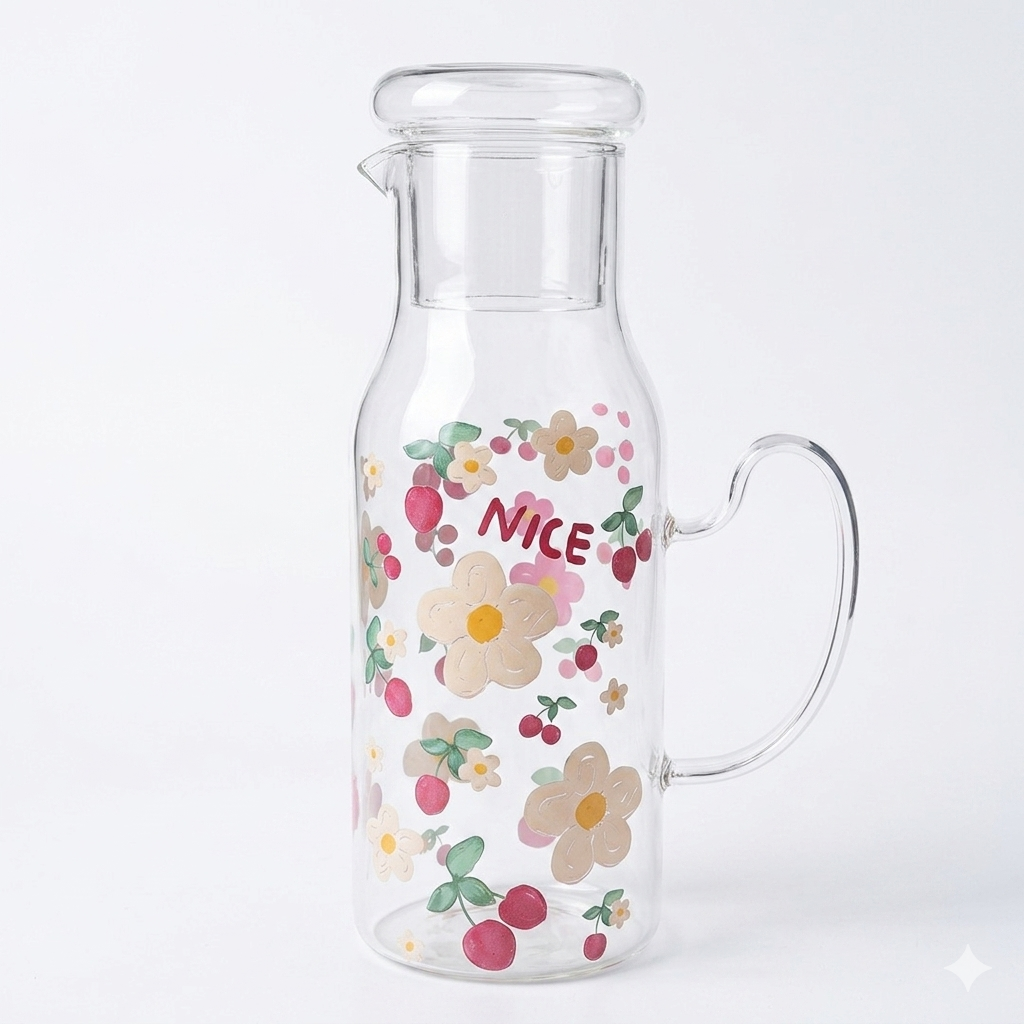 Nice Glass Water Bottle 800ml