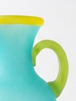 Sky Blue Glass Vase