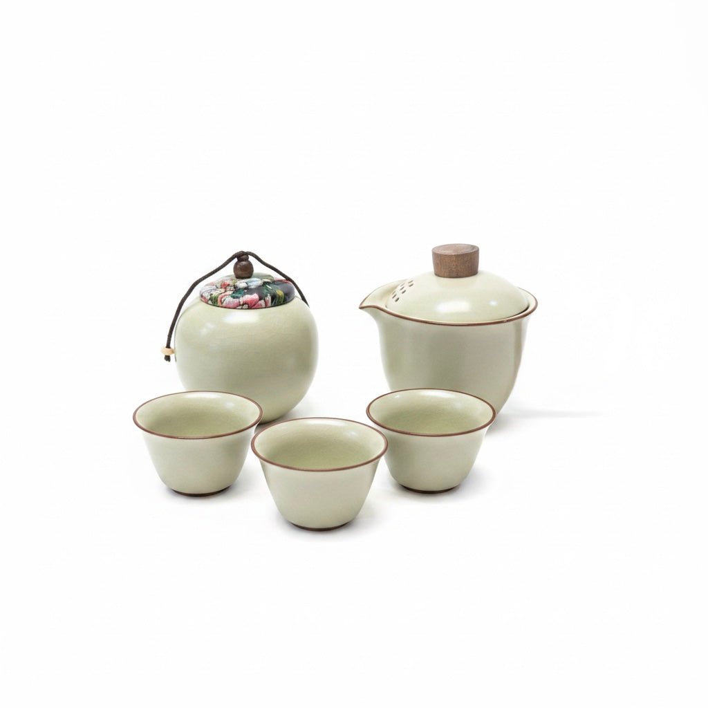 Ceramic Travel Tea Set – Gaiwan 200ml
