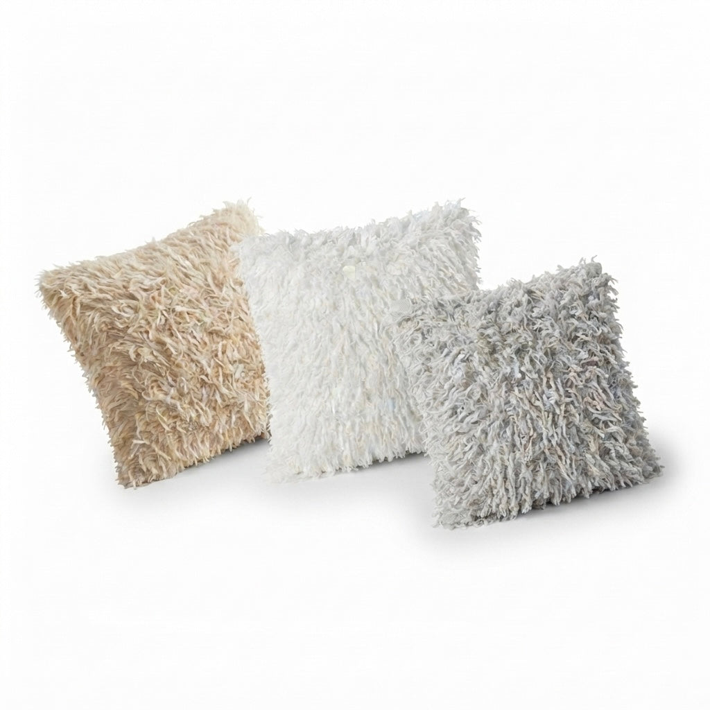 Fluffy Shaggy Cushion Cover 47x47cm