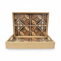 Boho Mosaic Wood Tray