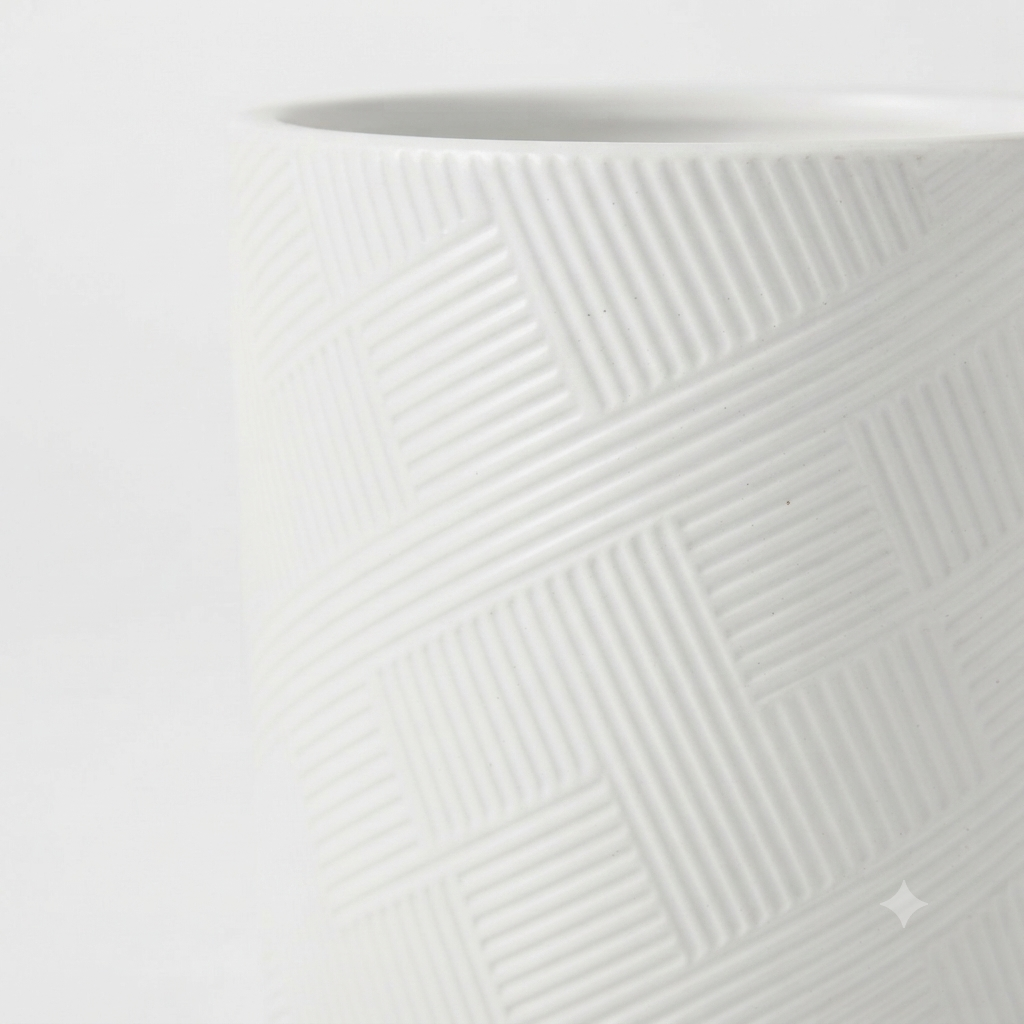 In0162 Textured Ceramic Planter
