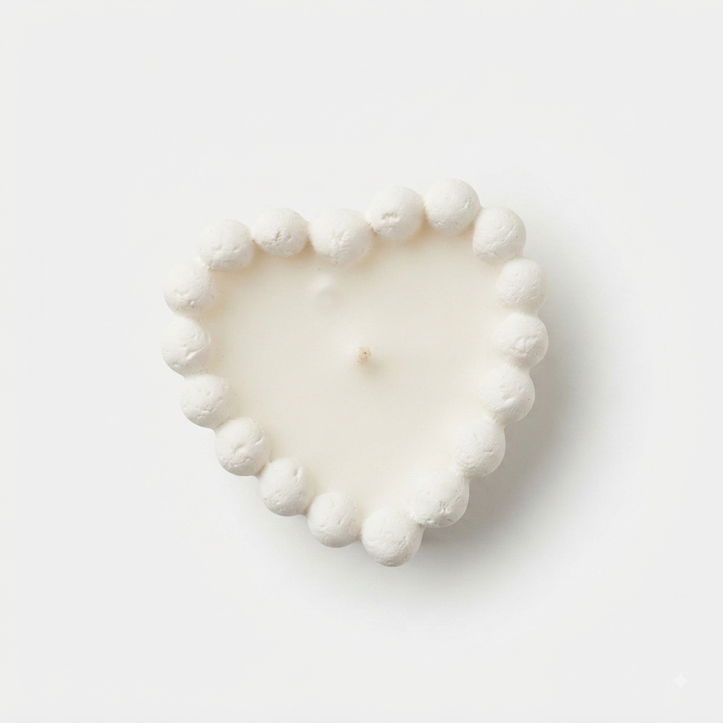 In0074 Rose Scented Stone Candle