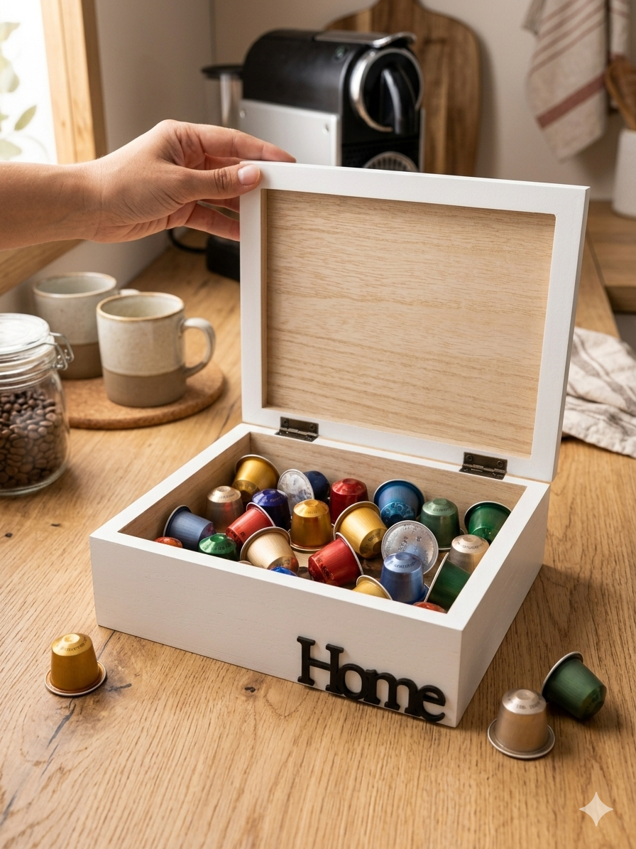 Tea or coffee Wooden Box