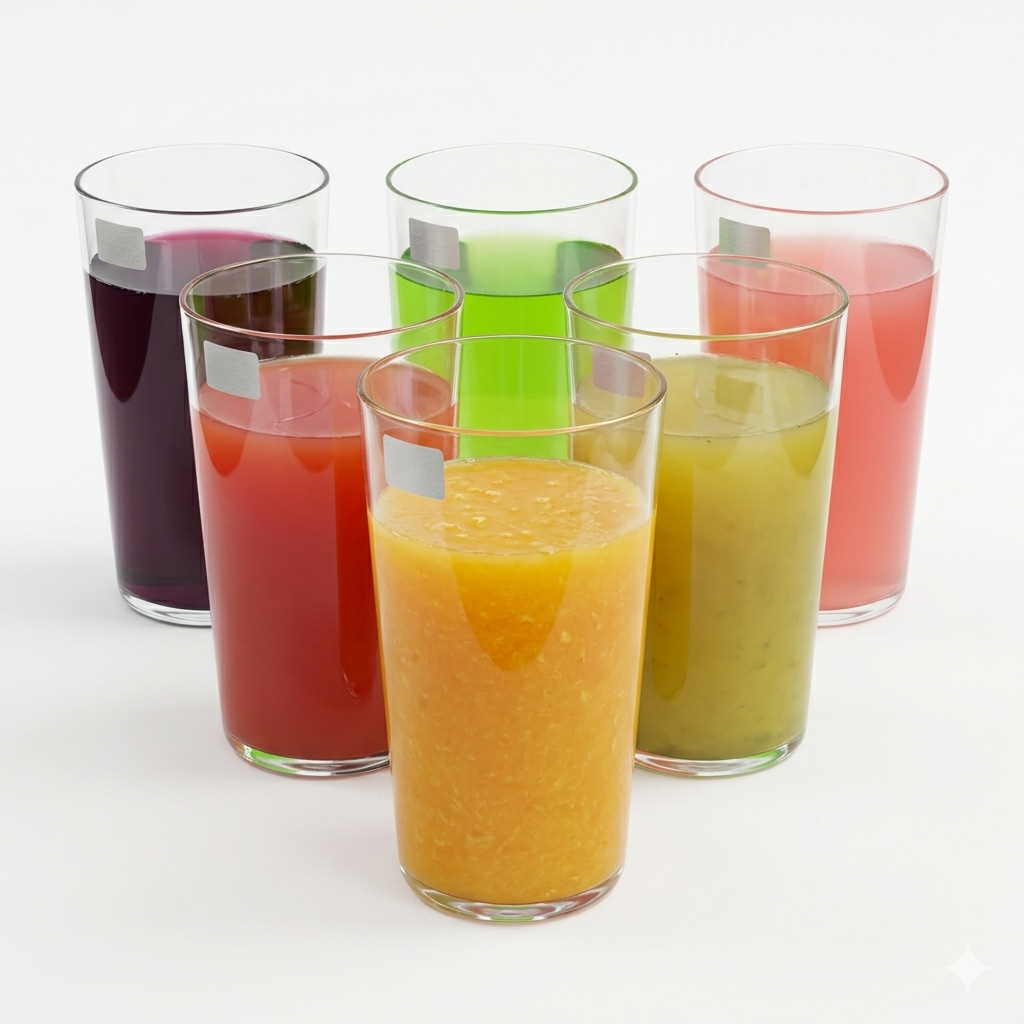 Clear Tapered Juice Glass Set of 6 – 300ml