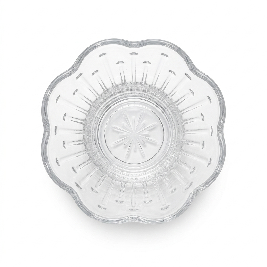 Rose Shape Juice Glass Set of 6 - 200ml