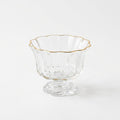 Scallop Edge Gold Rim Dessert Glass Set of 6 – 200ml