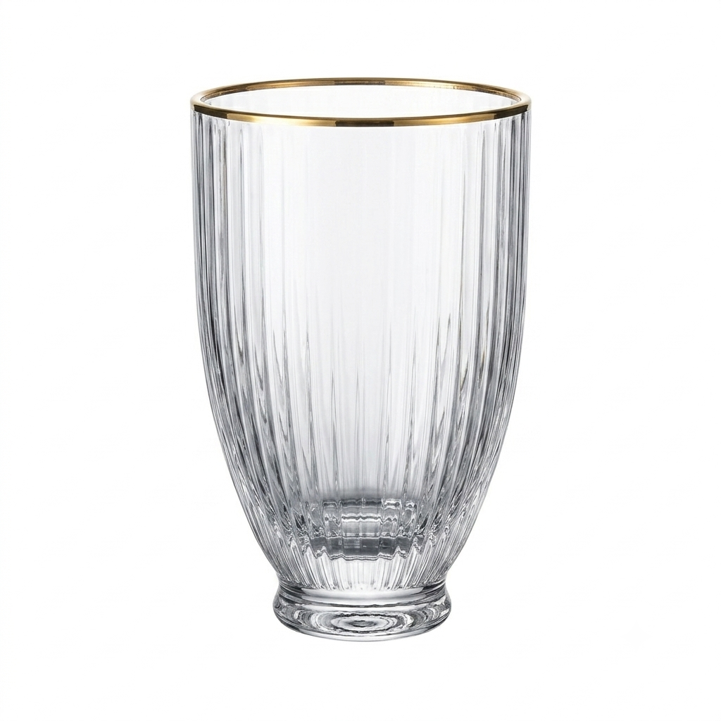 Gold Rim Juice Glass Set of 6 – 300ml