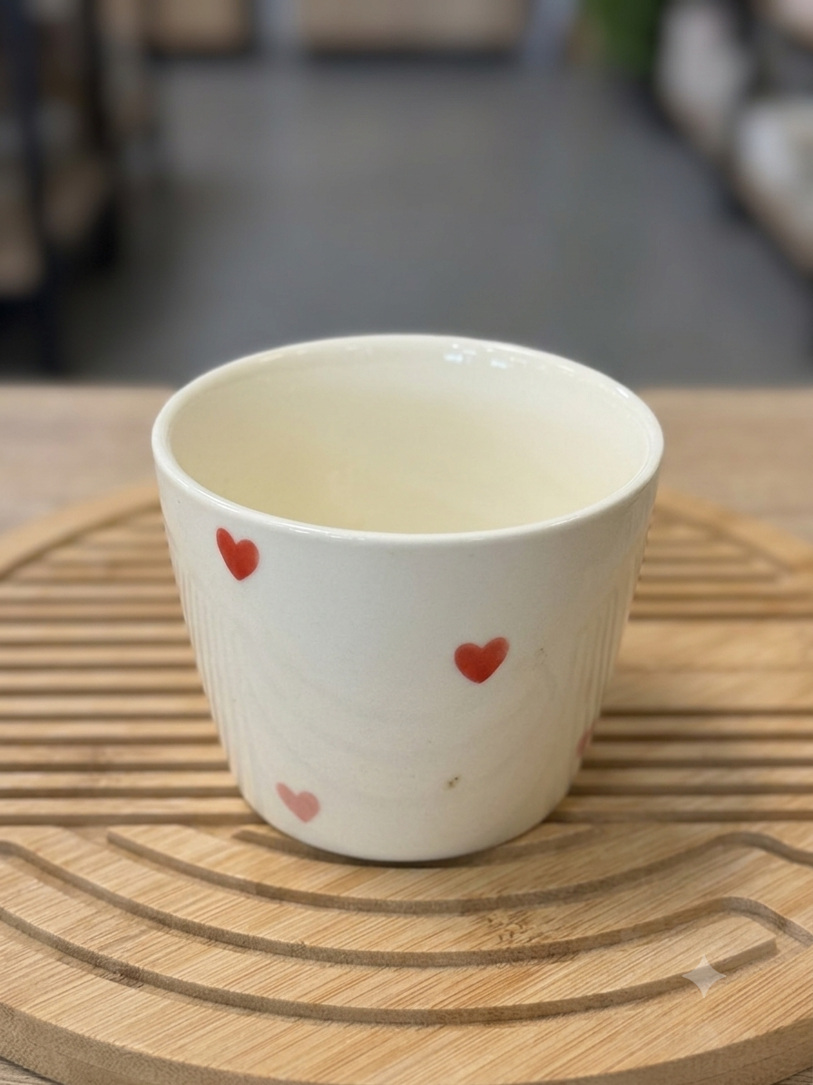 Heart Teapot Set - 5 Pieces