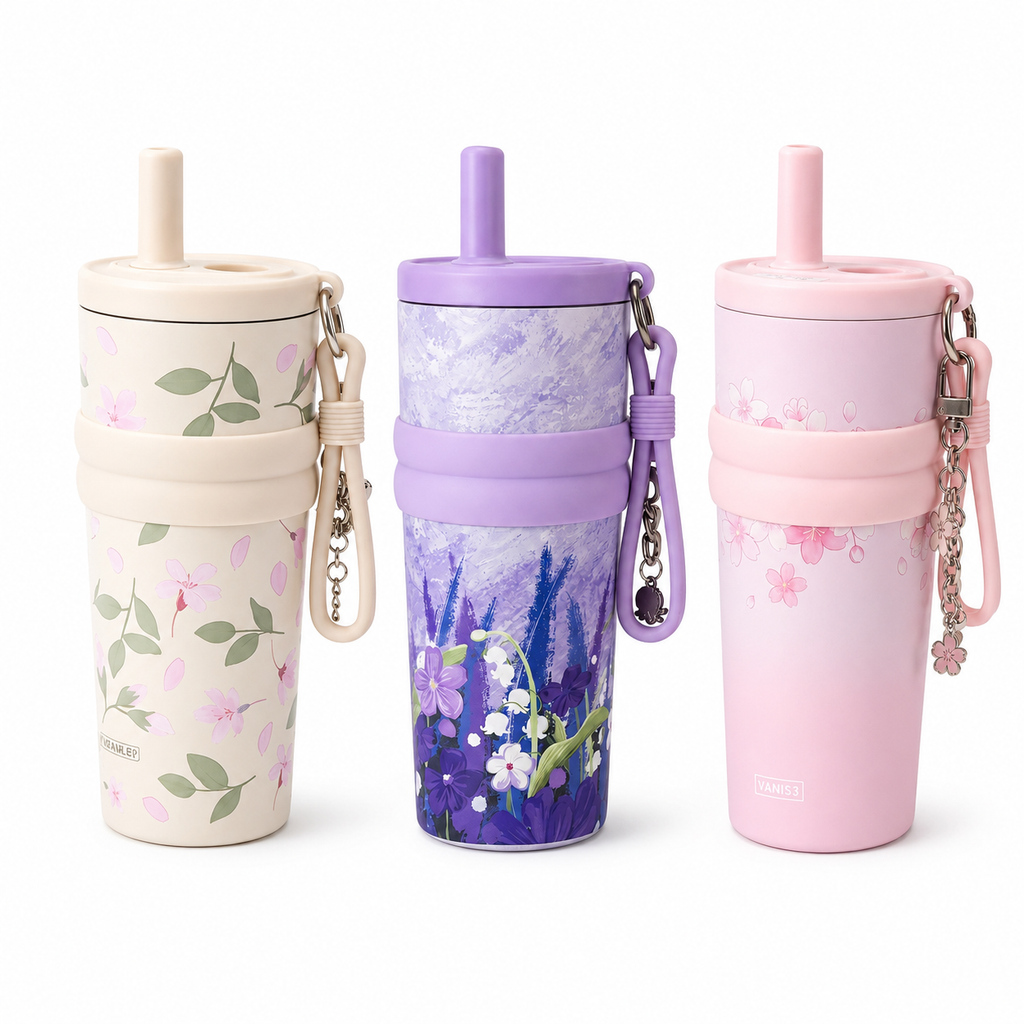Floral Vacuum Cup 550ml