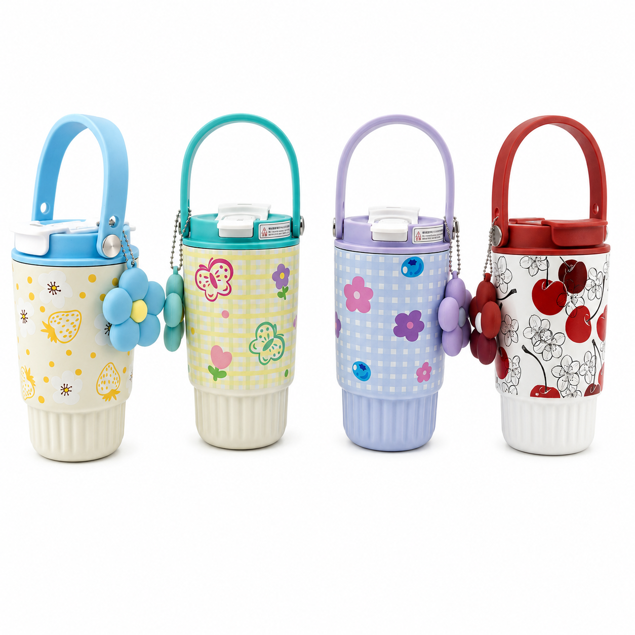 Floral Vacuum Cup
