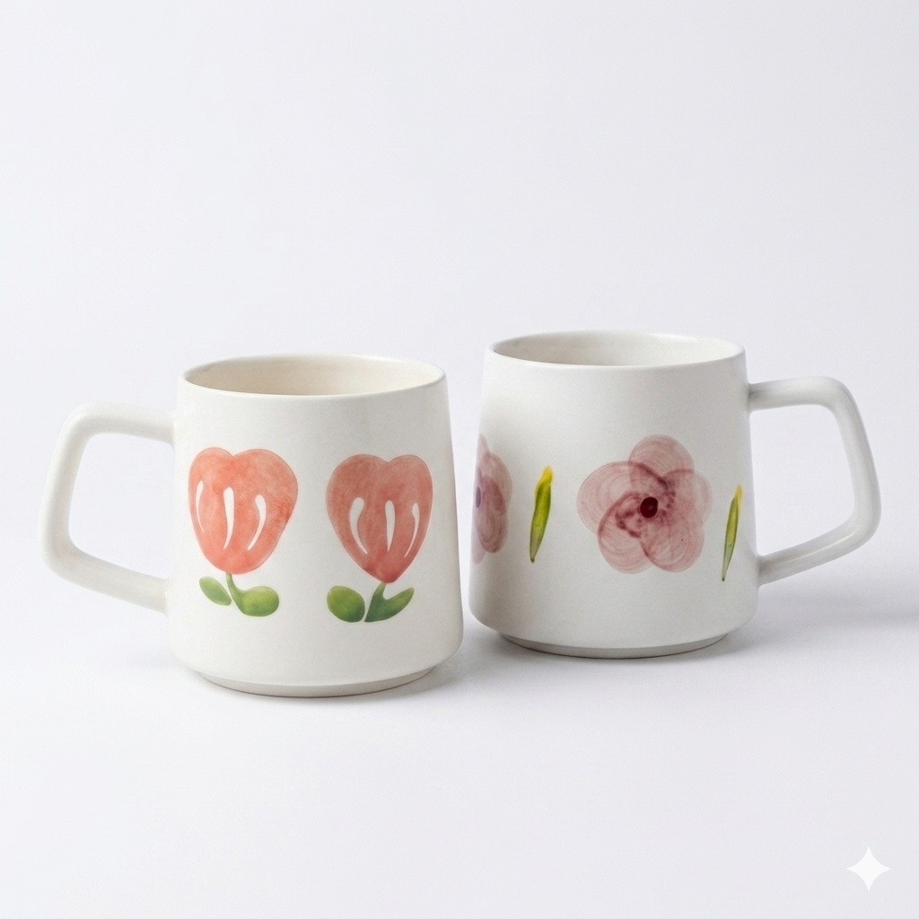 Floral Ceramic Mug
