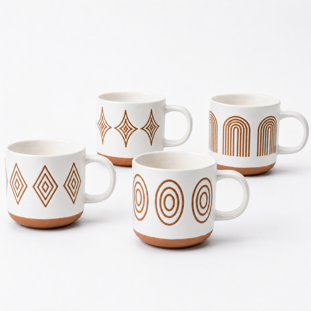 Geometric Ceramic Mug