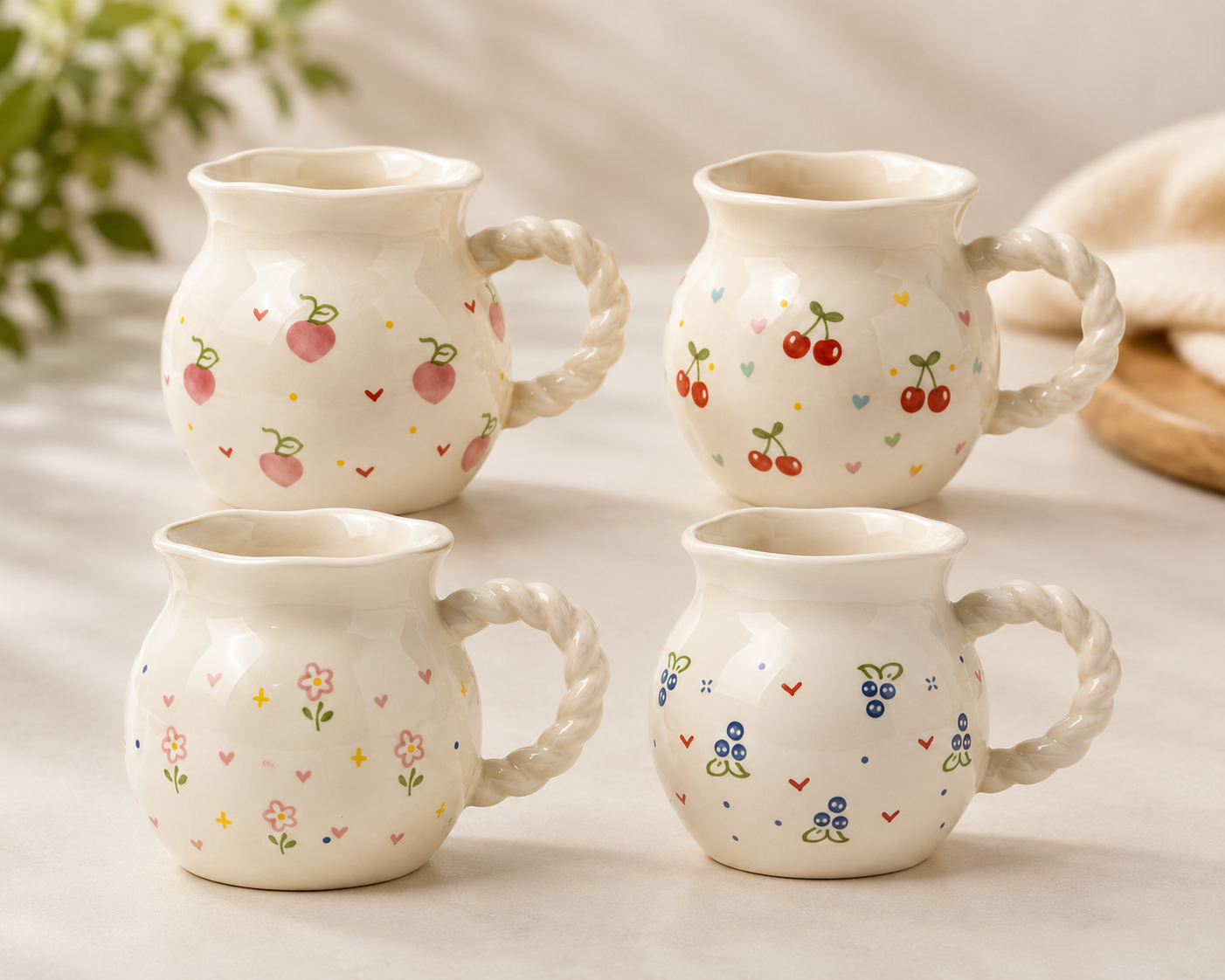 Handpainted Ceramic Mug