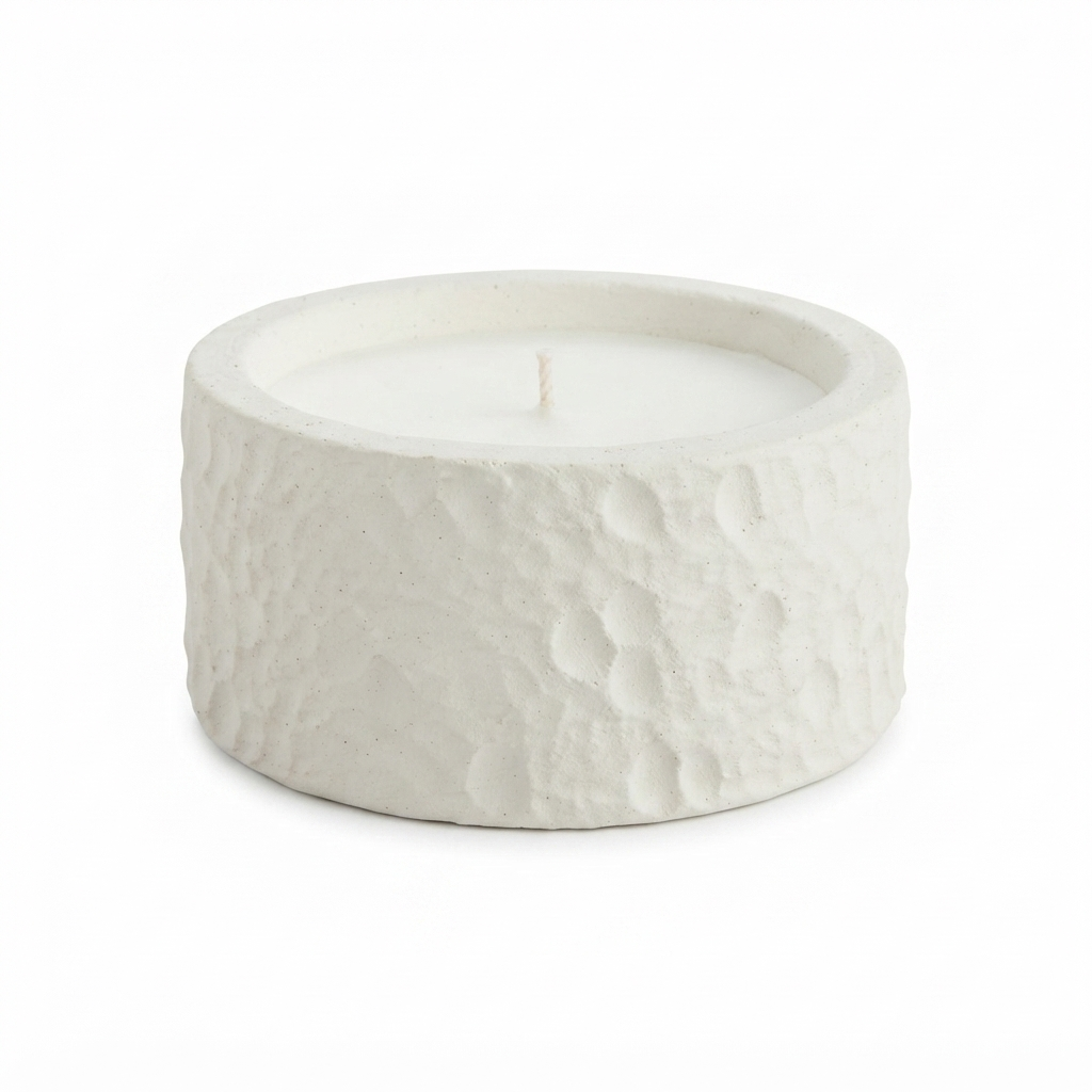 Textured rose Scented Candle