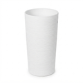 Ribbed Tall Planter - Bone