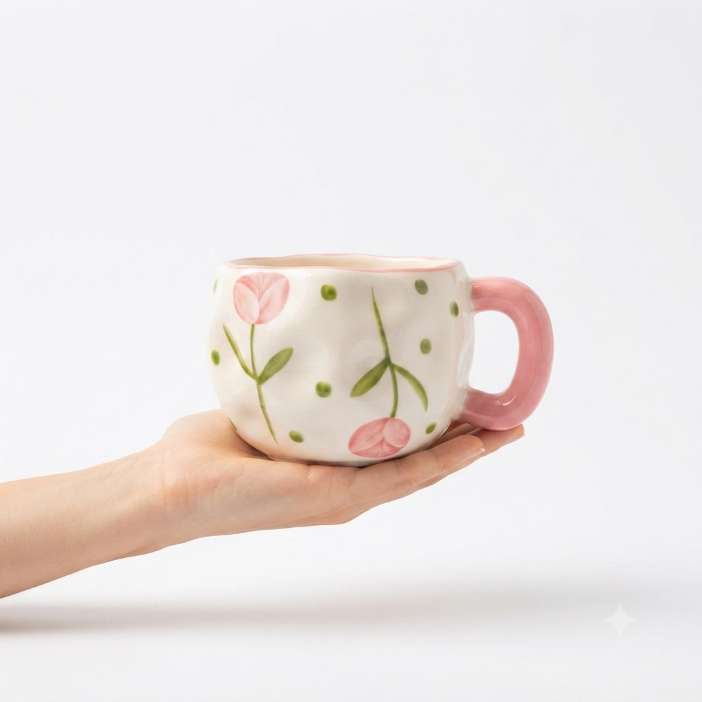 Handpainted Ceramic Mug