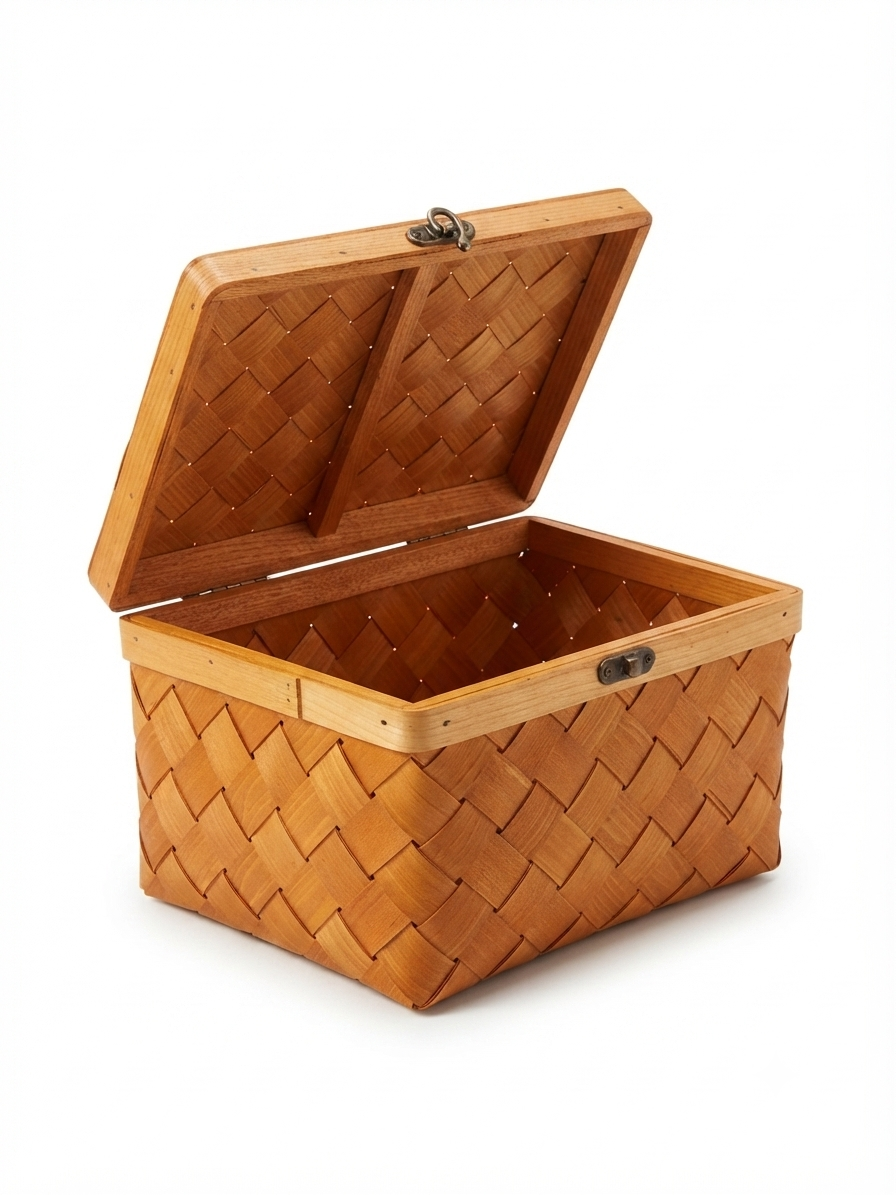 Bamboo Woven Treasure Box