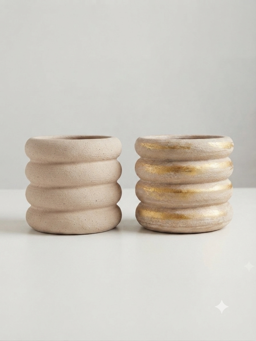 In0163 Bubble Ring Ceramic Planter