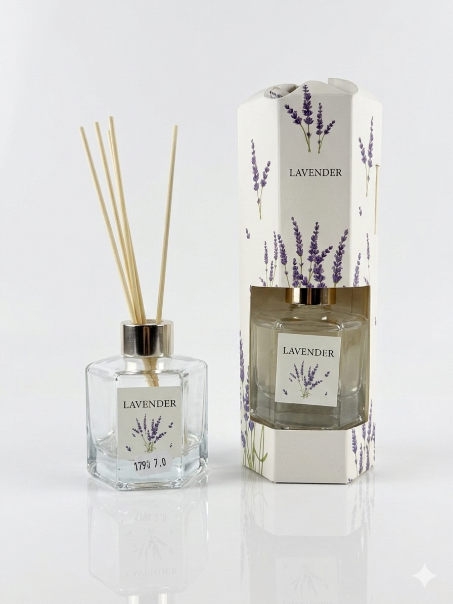 Hexagon Reed Diffuser – Luxury Scent Collection